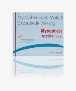 Mycept Mycophenolate 250 mg Capsules 60S