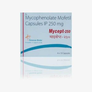 Mycept Mycophenolate 250 mg Capsules 60S