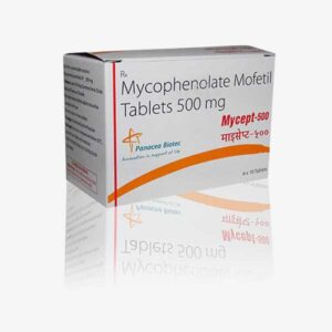 Mycept Mycophenolate 500 mg Tablets 60S