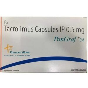 Pangraf Tacrolimus 0.5 mg Capsules 60S
