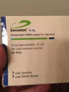 Serostim 6 mg 7 vials 2