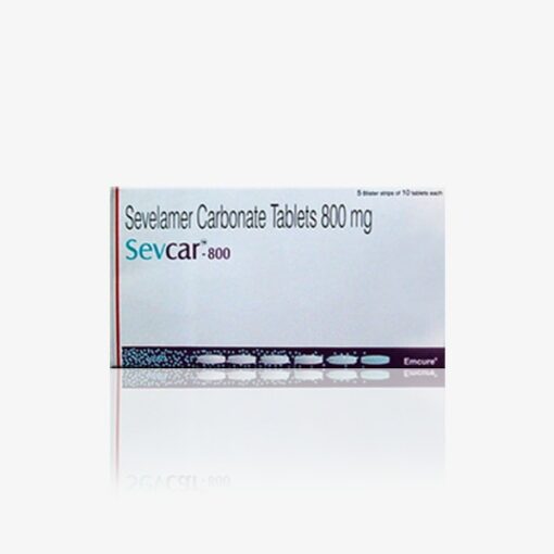 Sevcar Sevelamer Carbonate 800 mg Tablet 50S