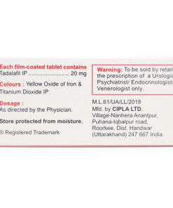 Tadacip 20mg Tablet 2