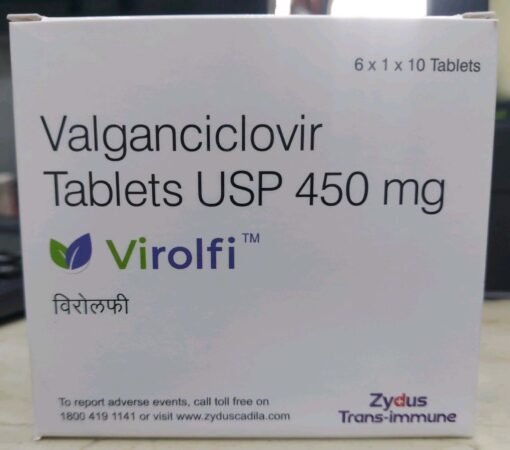 Virolfi Valganciclovir 450 mg Tablet 10S