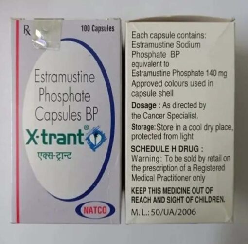 X Trant Estramustine 140 Mg Capsules 2