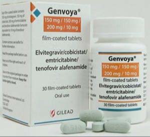 Genvoya elvitegravir cobicistat emtricitabine and tenofovir alafenamide
