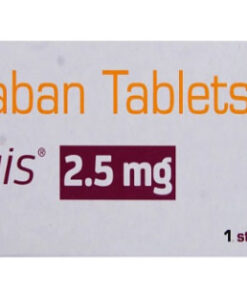 Pfizer Eliquis Apixaban 2.5mg Tablet 10 tablets