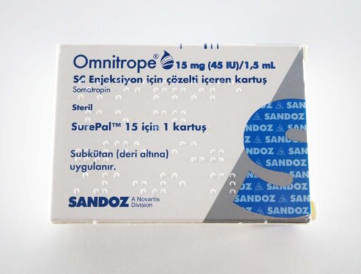 buy Omnitrope 45 IU 15 mg cartridge sandoz 1